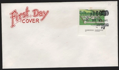 Can 1056 - 1985 34c Canadian Forts 2 - FDC By Artopages