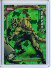 2026 Topps Chrome Marvel Comics Sapphire Edition #147 Scorpion Green /99