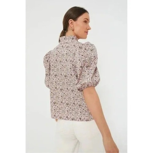Hyacinth House by Tuckernuck Blush Floral Florence Blouse Shirt - Picture 2 of 9