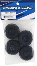 Pro-Line 10209-10 1/24 Trencher F/R 1.0 Mounted Tires 7mm Black Impulse Rim (4)