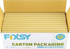 FIXSY Hot Glue Sticks 5LB Box 10 Inch 7/16 11mm Full Size Carton Packing
