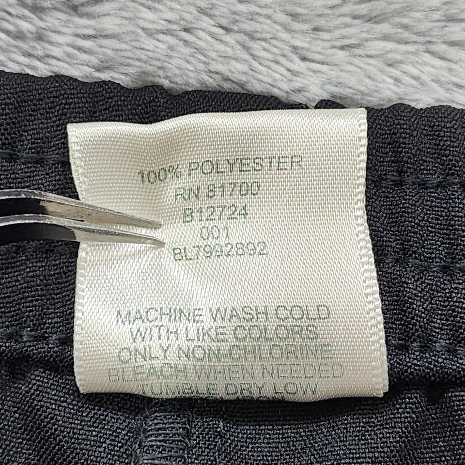 Pantalones cortos Blair para mujer 2XL negros tiro alto skimmer bermudas dobladillo con abertura lateral Foto 4 de 4