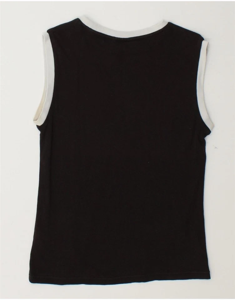 Chaleco Top PUMA Mujer Gráfico Reino Unido 12 Mediano Negro Algodón PZ07 Foto 2 de 3