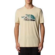 The North Face T-Shirt da Uomo Mountain Line Beige Codice NF0A87NT3X4 - 9M