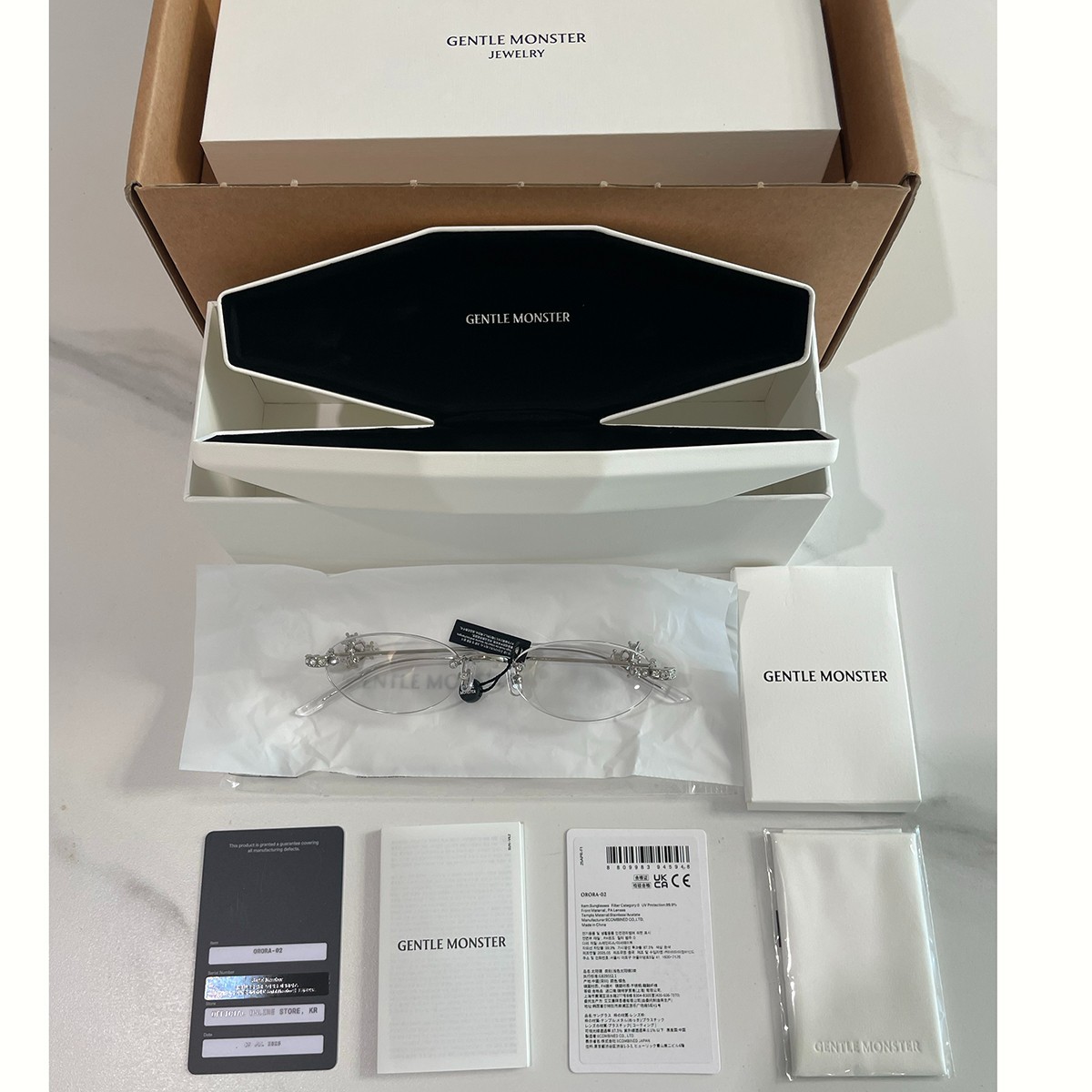 【新品タグ付き】Gentle Monster Orora 02 Jewelry CLEARANCE] Gentle Monster 2025 Jewelry Collection Orora 02