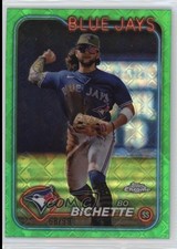 2024 Topps Chrome Logofractor Edition Green Refractor /99 Bo Bichette #27 0k26