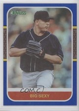 2021 Panini Donruss Retro 1987 Variation Holo Blue Bartolo Colon (Big Sexy) 0hd6