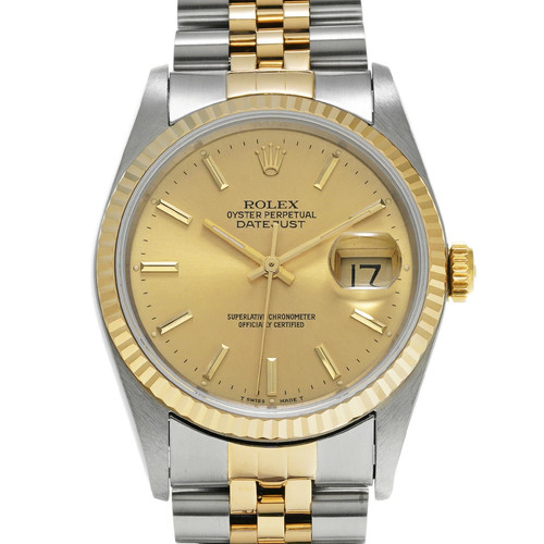ROLEX Datejust 16233 Case Size 36 x 36 mm Men's Used Watch #568312