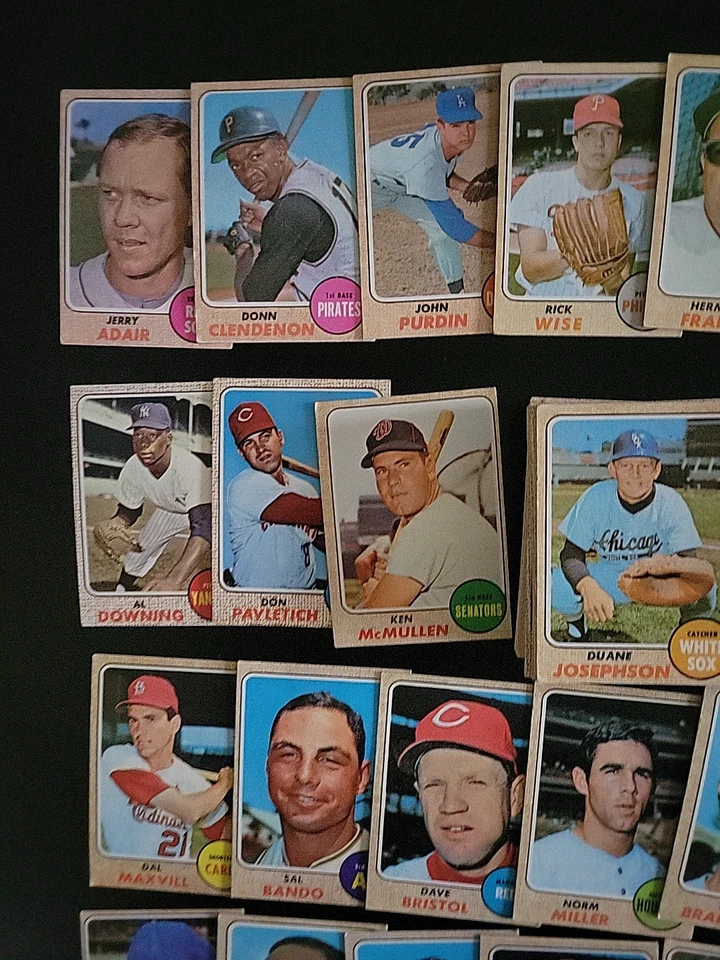 1968 Topps Baseball Starter Lot - 143 Cards - Bob Barton and Fred Gladding - Image 2 of 4