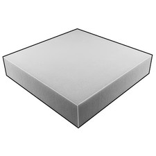Foam Sheet, Open Cell, 24 In W, 72 In L, 3/4 In Thick, Natural, 5Gdn5