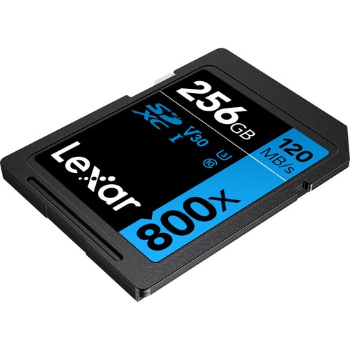 Lexar 256GB High-Performance 800x UHS-I SDHC Memory Card BLUE Series - (2-Pack) - Picture 6 of 7