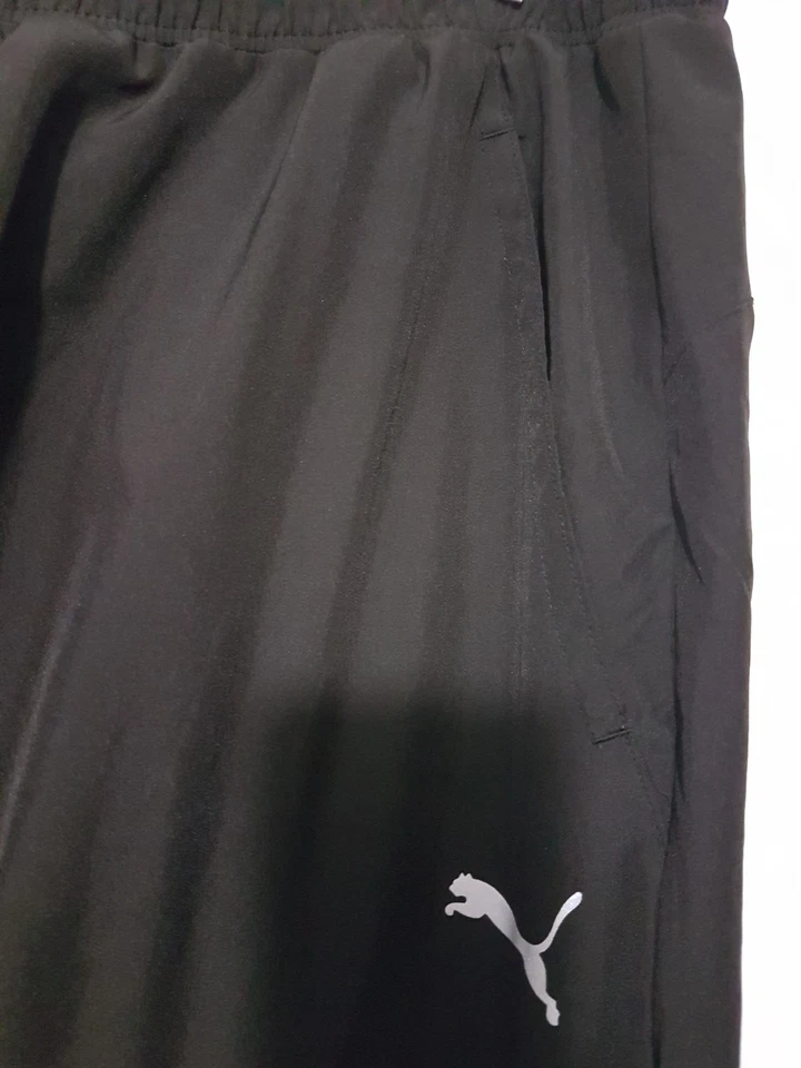 Pantalones de chándal para hombre forrados (red) negros Puma talla XXL - Imagen 2 de 4