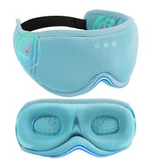 BambooCotton 3D Bluetooth Sleep Mask, LC-dolida 2025 New Sleep Headphones, Wirel