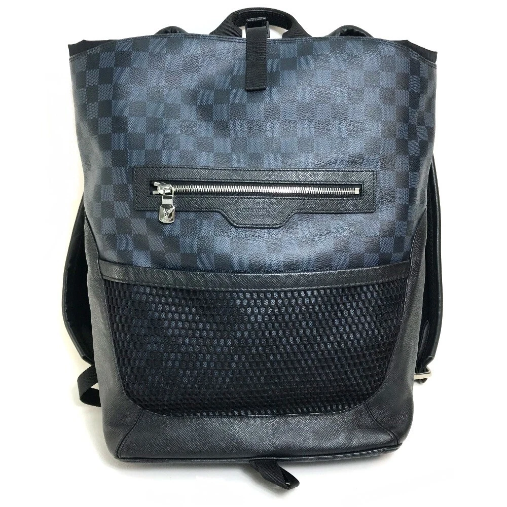 LOUIS VUITTON Damier Cobalt Backpack Matchpoint N40009 Navy Black/250920