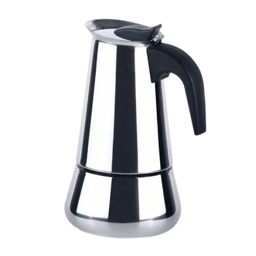 | Stainless Steel Moka Pot | 4 Cup - 200 Ml