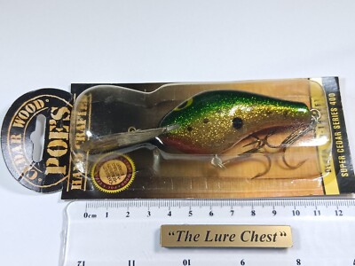 Poe's vintage fishing lure, Super Cedar Series 400 deep diver, Bass lure. | eBay Australia Poe's vintage fishing lure, Super Cedar Series 400 deep diver, Bass lure. | eBay Australia