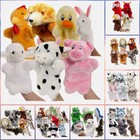 3/4/6PCS Animal Wildlife Hand Puppet Super Soft Plush Puppets Kids Doll Toy Gift