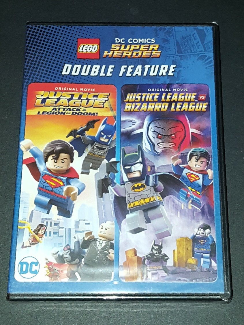 Lot of 4 Lego DC Super Heroes DVD's Animated Movies Justice League