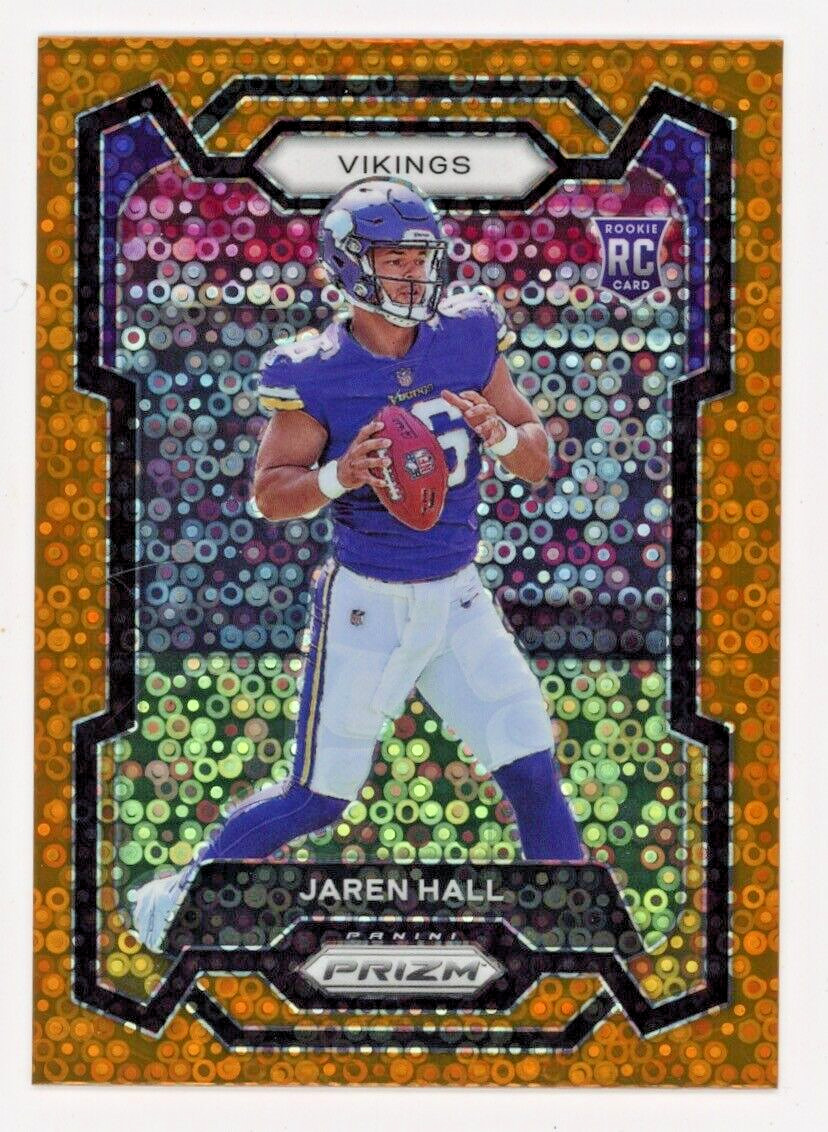 2023 Prizm Jaren Hall #367 Orange Disco Prizm RC