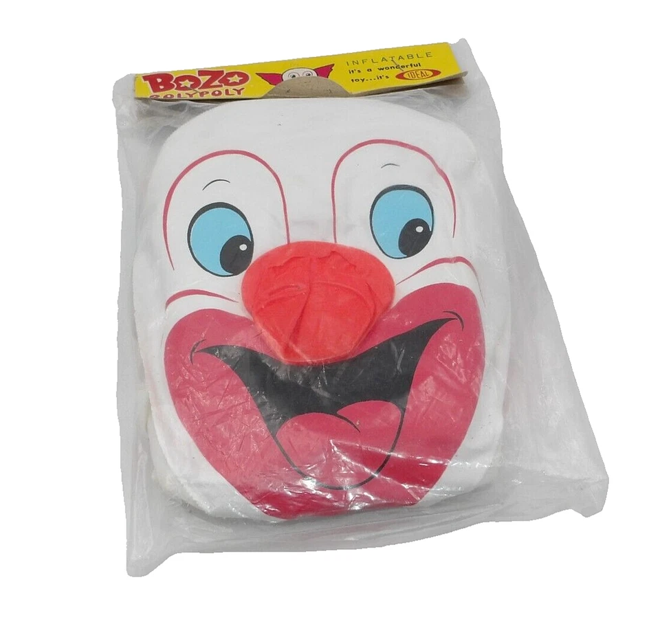 Bozo the Clown Inflatable #5294-4 Larry Harmon Ideal Taiwan Sealed Rare Art MISP - Image 2 of 4