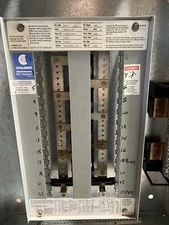 Cutler Hammer PRL1 100 Amp Main Lug Only 208/120V 3 Phase 4 Wire Breaker Panel