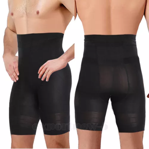 Herren Kompression Hohe Taille Boxershorts Bauch Slim Body Shaper Gürtel Hose US - Bild 22 von 29