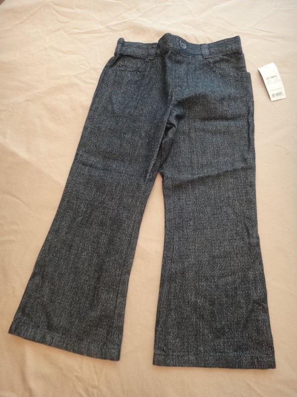 Free Shipping! NWT Faded Glory Brand Girls **Sparkly** Jeans Sz 4T