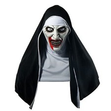 Horror Scary Nun Latex Mask Horror Scary Cosplay Creepy Masquerade Horror Masks