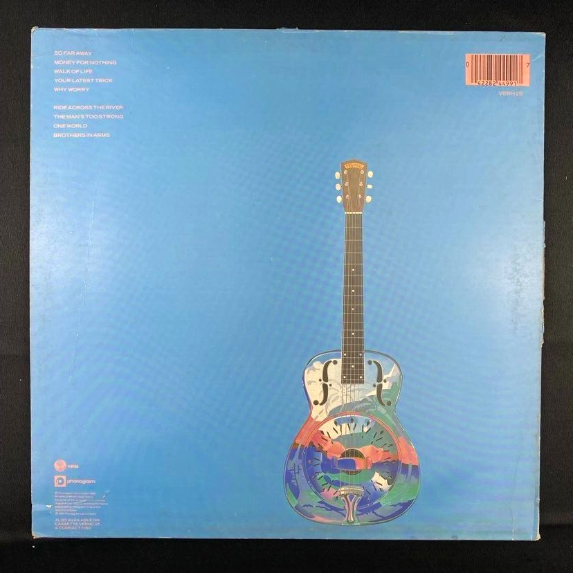 Dire Straits – Brothers In Arms vinyl record LP UK Press 12