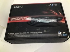 Vizio Universal HD Wireless Internet Router Black Untested No Cables