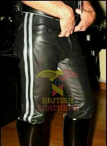Men's Real Leather Pants Punk Kink 