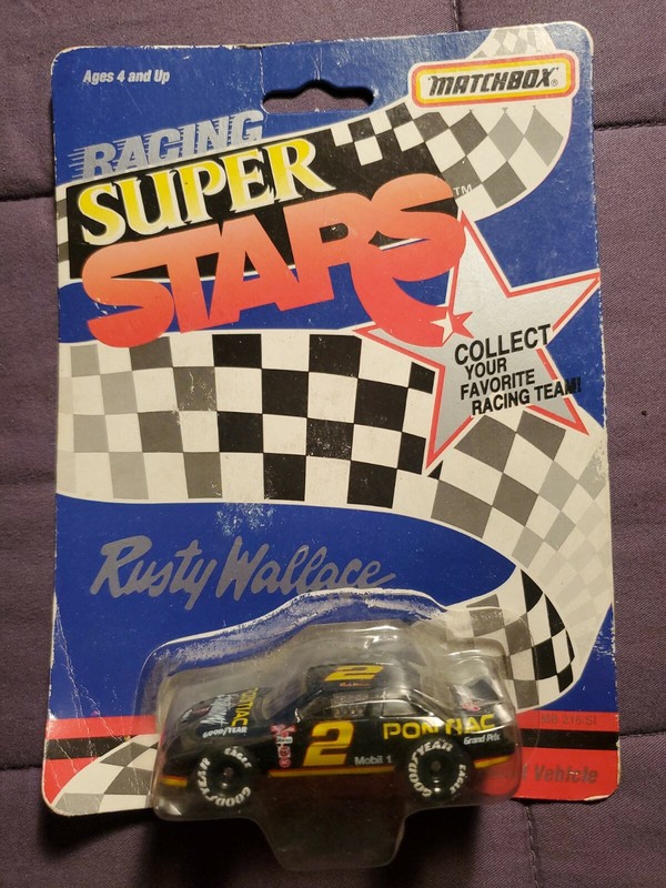 Matchbox Racing Superstars Rusty Wallace Pontiac Die Cast Car