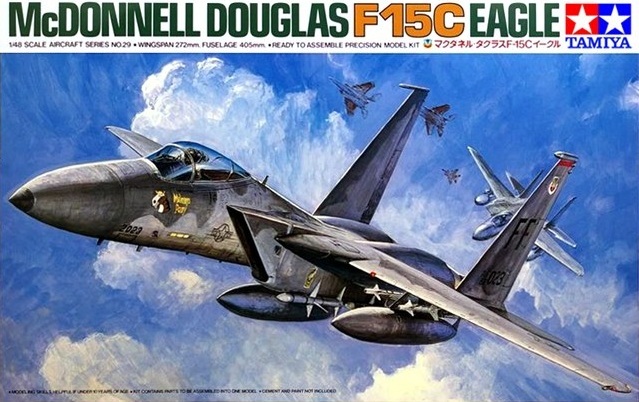 TamiyaMcDonnell Douglas F-15 Eagle 5個セット Tamiya 61029 1/48 Scale Model Aircraft Kit USAF McDonnell