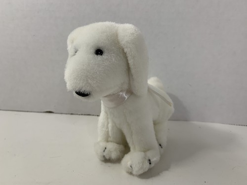 white dog doll