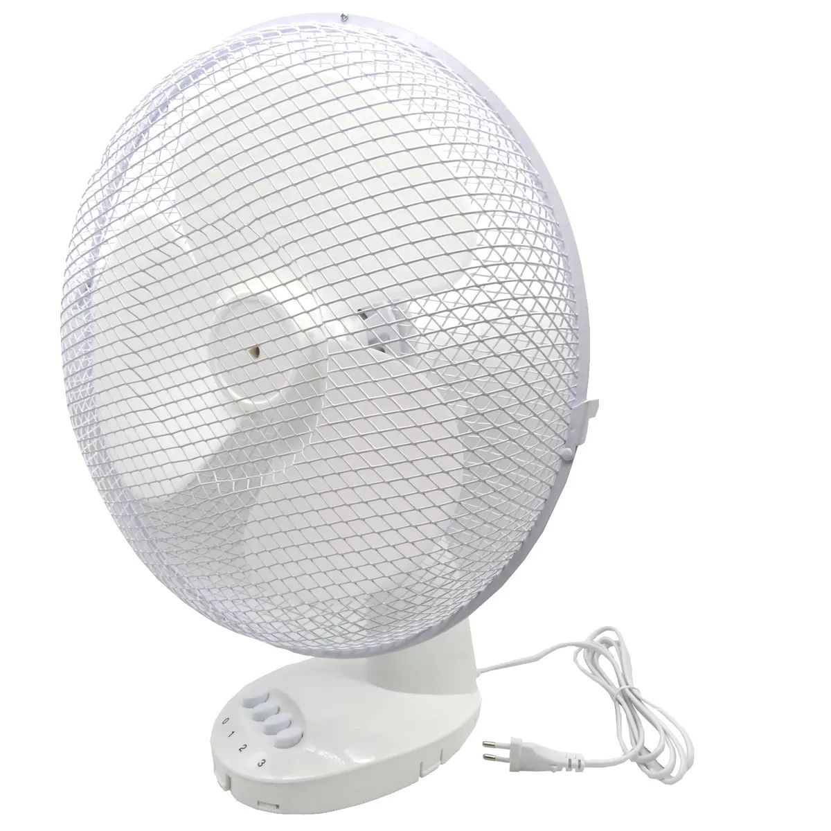 Silver Crest Desk Fan Windmachine Fan Stand Oscillating Air Cooler 