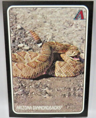 Topps Heritage 2024 Baseball Arizona Diamondbacks Zoos Who Stick Ons Card 75Z-8