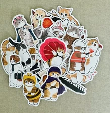 Random Mofusand Cat Matte Stickers V2 (10 pc Different Design Stickers!)