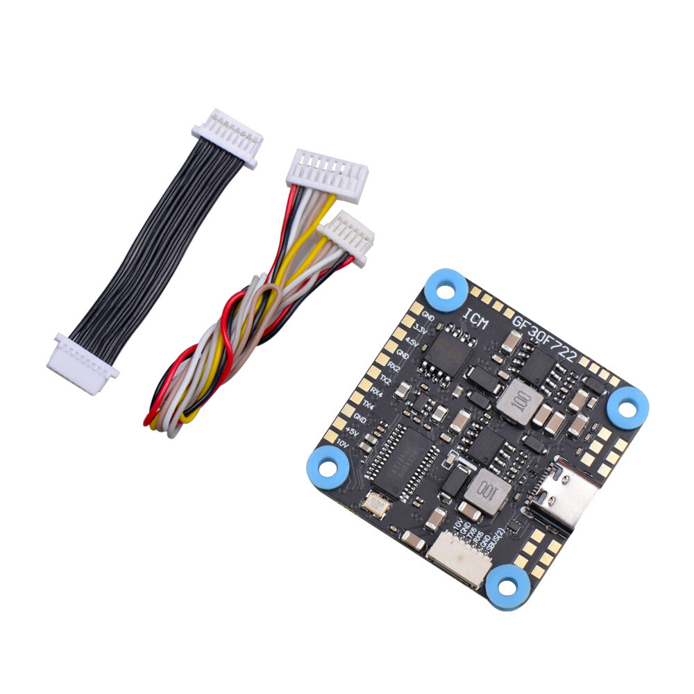 JHEMCU GF30F722-ICM F722 F7 Flight Controller 5V 10V Dual