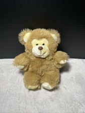 Vintage Soft Touch Brown Teddy Bear Plush 9" Smiling Soft Stuffed Toy Pet Lovey