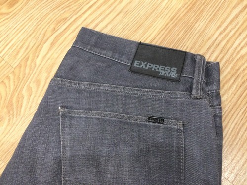 express jeans brand name dark gray 