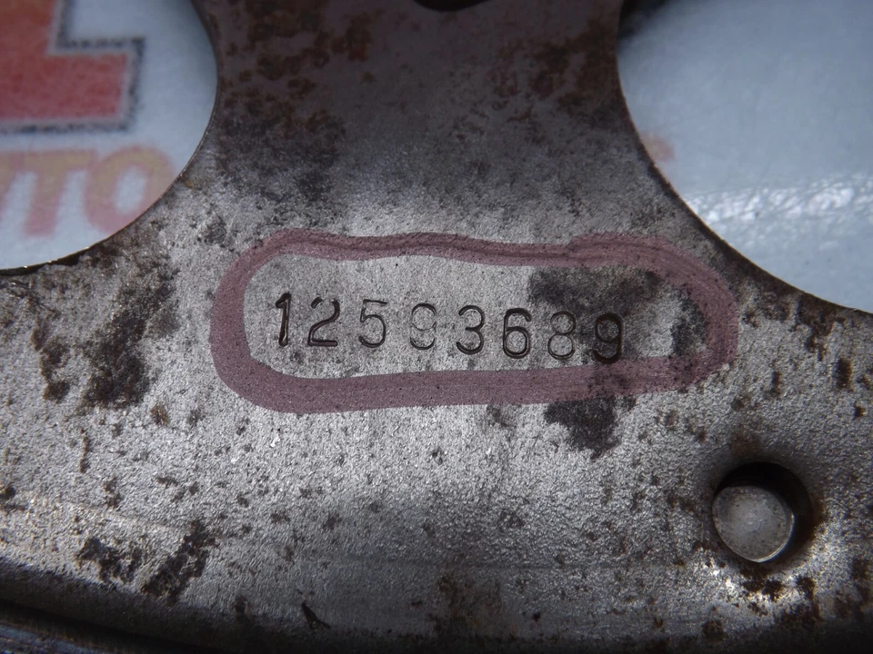 Chevrolet Cobalt 2005-2010 volante/placa flexible 12593689 OEM Foto 3 de 3