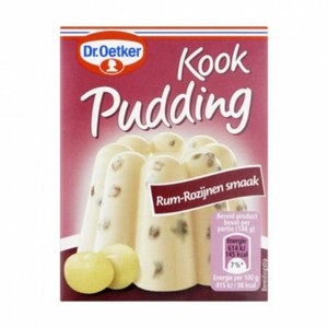 Dr.oetker kook pudding Rum rozijn 93g (8710466245328)