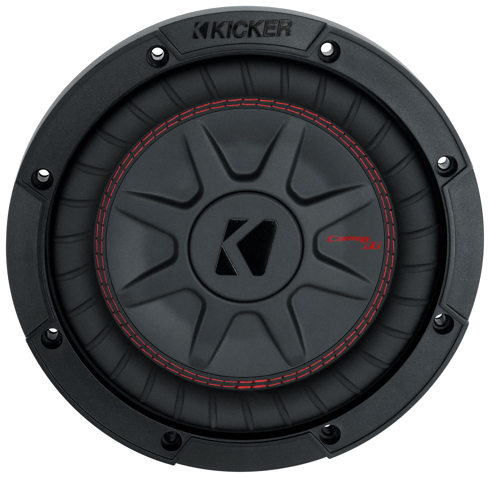 Автомобильный сабвуфер KICKER 48CWRT84 CompRT мощностью 600 Вт Shallow Slim 8 DVC с 4-омным динамиком для автомобиля COMPRT8 22090₽