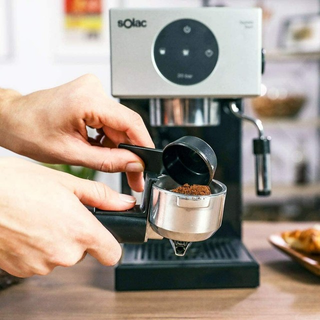 Solac CE4552 Squissita Touch 1000W Cafetera Espresso - Negra/Acero  Inoxidable | Compra online en eBay
