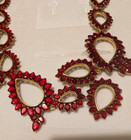 Oscar de la renta Red exquisite necklace usa — photo 4