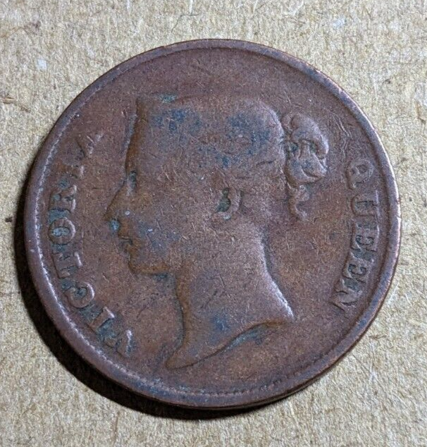 1862 Straits Settlement 1 Cent Queen Victoria Coin | eBay