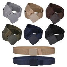 Nylon Webbing Military Style Belt for Jeans Cargo Combat Buckle Waistband Strap