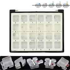 Dental Orthodontic Ceramic Brackets 3M Clarity Advanced Type Metal Slot Roth 018