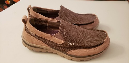 skechers slip on mens extra wide