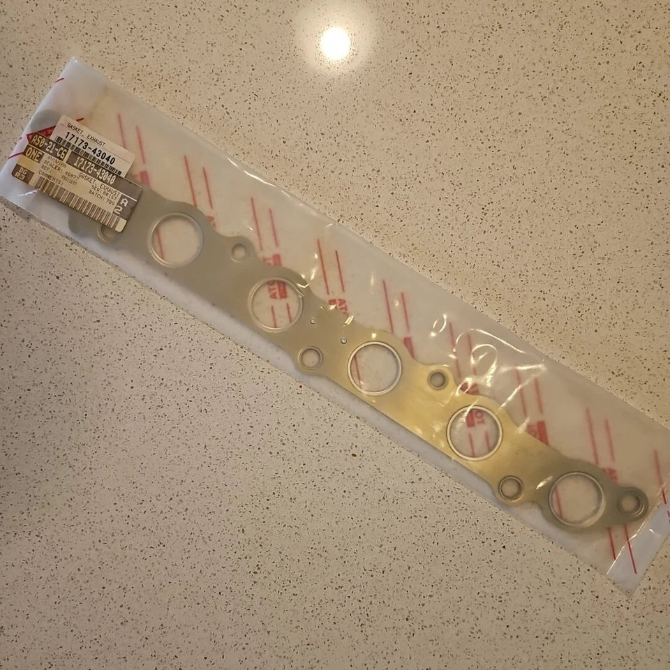 Junta de colector de escape Toyota 17173 43040 para Cressida Supra Celica pieza OEM Foto 2 de 4